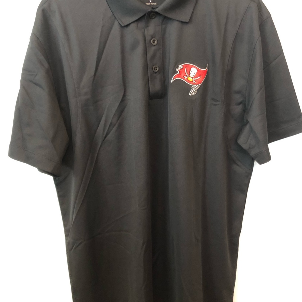 XL Tampa Bay Buccaneers Black Polo